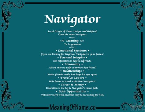 navigator meaning in tagalog